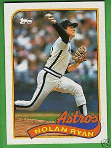Nolan Ryan   Topps 1989   #530   Astros   HOFer  