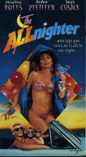 THE ALLNIGHTER Suzanna Hoffs of THE BANGLES VHS Joan Cusack NEW Dedee 