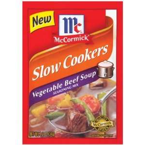 Slow Cookers Seasoning Mix Vegetable Beef Soup   12 Pack  