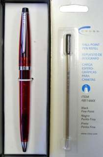 Cross Solo Translucent Red Color Ball Point Pen  