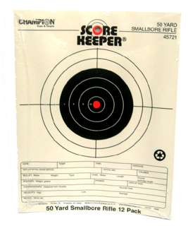 Champion Orange Bulls eye Target 50yd Small Bore Rifle 076683457219 