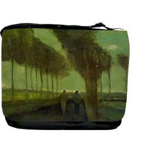  Rikki KnightTM Van Gogh Art Country Lane Messenger Bag   Book 