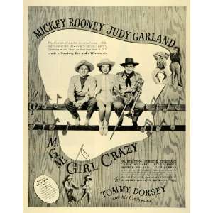   Mickey Rooney Metro Goldwyn Mayer   Original Print Ad
