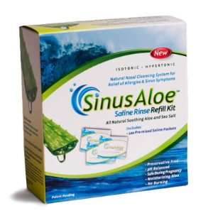  SinusAloe Saline Rinse Refill 100 Count Health & Personal 