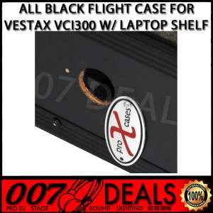 NEW ProX BLACK MIXER CASE FOR VESTAX VCI300 MIXER W/ LAPTOP SHELF X 