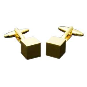  Gold Cube Cufflinks 