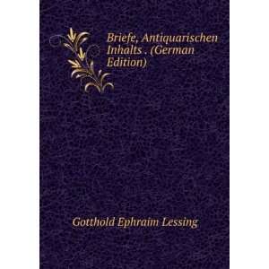   . (German Edition) (9785876831675) Gotthold Ephraim Lessing Books
