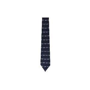  145 Poly Olympic Fish navy Tie