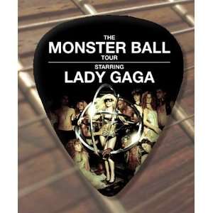  LADY GAGA Monster Ball Tour Premium Guitar Pick x 5 Medium 