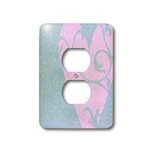   Art Heart  Romantic  Love   Light Switch Covers   2 plug outlet cover