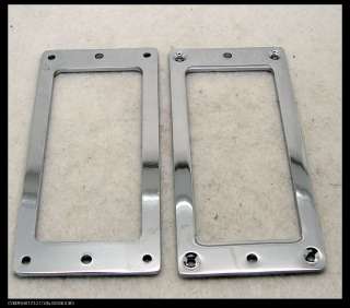   Chrome Flat METAL Humbucker Pickup Frame Cover Plate( 2*2 )#DHR121511