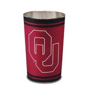  Oklahoma Sooners NCAA Tapered Wastebasket (15 Height 