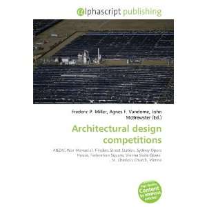  Architectural design competitions (9786134265294) Books
