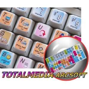  NEW ARCSOFT TOTALMEDIA KEYBOARD STICKERS