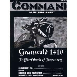   Command Magazine #52, with Grunwald 1410 Board Game 
