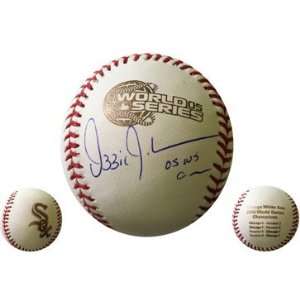  Signed Ozzie Guillen 2005 World Series Baseball TriStar 