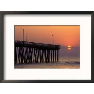  Fishing Pier, Virginia Beach, VA Framed Photographic 