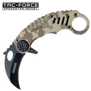  dessert camo karambit Fast Spring Assisted Knife tf620dm 