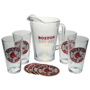 Boston Red Sox   Logo Pitcher Set 