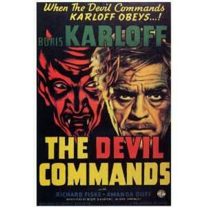 The Devil Commands Movie Poster (27 x 40 Inches   69cm x 