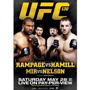  UFC 130 Official Program