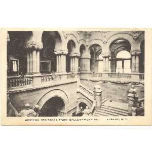   Staircase from Gallery Capitol Building Albany New York Everything