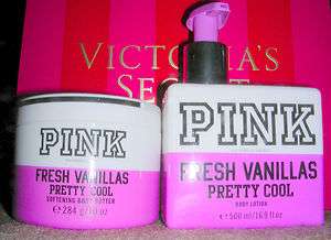 Victorias Secret Pink Fresh Vanillas Softening Body Butter & Lotion 