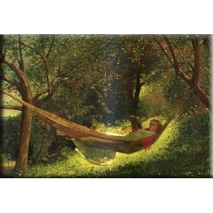  Girl in a Hammock 30x20 Streched Canvas Art by Homer 