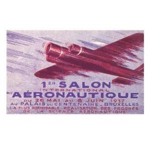  Salon Aeronautique 1937 Giclee Poster Print, 32x24
