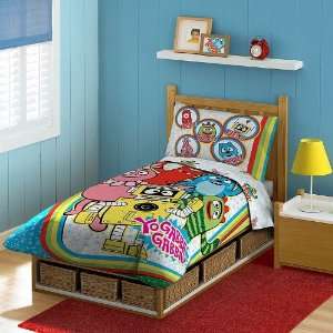  Yo Gabba Gabba Rainbow Toddler Comforter Bedding Set