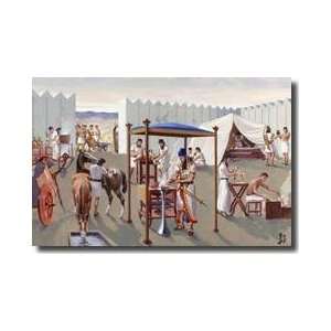   At Altar At Center Of Military Camp Giclee Print