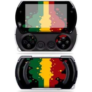   Skin Decal Cover for Sony PSP Go System Network accessories Rasta Flag