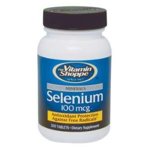 Vitamin Shoppe   Selenium, 100 mcg, 300 tablets