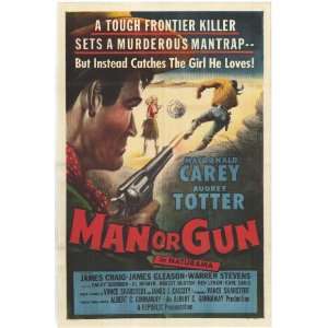  Man Or Gun (1958) 27 x 40 Movie Poster Style A