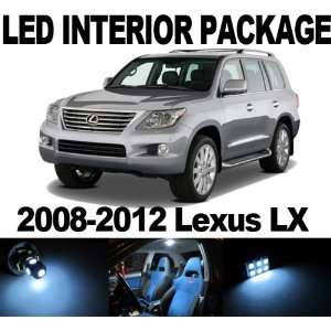 Lexus LX570 2008 2012 WHITE 18 x SMD LED Interior Bulb Package Combo 