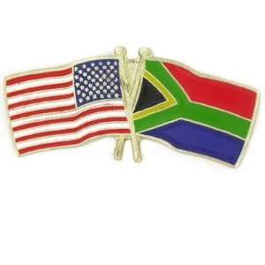  USA & South Africa Flag Pin Jewelry