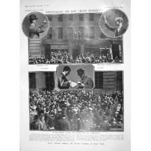 1907 STOCK SHARES BULLS BEARS STREET BROKERS NEW YORK 