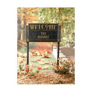  Lawn Sign Personalized Arts and Crafts Welcome Plaque 
