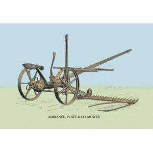  Vintage Art Adriance, Platt and Co. Mower   07592 9