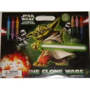  Ultimate Artist Pad Star Wars Clone Wars Stickers 6 Double 