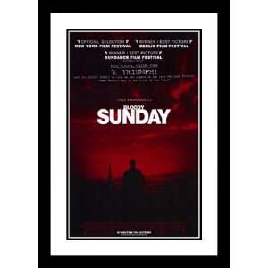Bloody Sunday 32x45 Framed and Double Matted Movie Poster   Style A 
