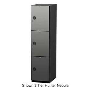  12 X 15 X 60 Phenolic Locker, Triple Tier Hunter Nebula 