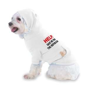 HELP SAVE ME FROM THE REPUBLICANS Hooded (Hoody) T Shirt with pocket 