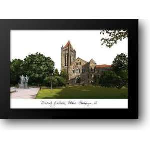  University of Illinois at Urbana Champai 18x14 Framed Art 