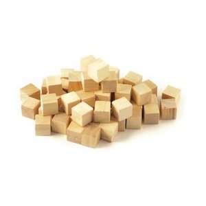 American Classics Craftwood 5/8 Wooden Cubes 56/Pkg Natural; 6 Items 