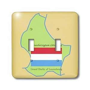 777images Flags and Maps   The map and flag of Luxembourg with Grand 