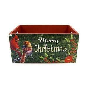   Christmas Decorations container lg xmas 11.75lx5.75h