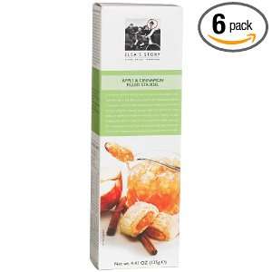 Elsas Story Apple & Cinnamon Filled Strudel, 4.41 Ounce Boxes (Pack 
