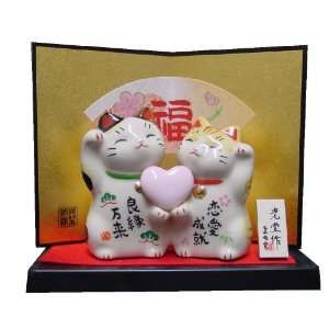  Maneki Neko   Japanese Lucky Cat   LOVE (#7351) Kitchen 
