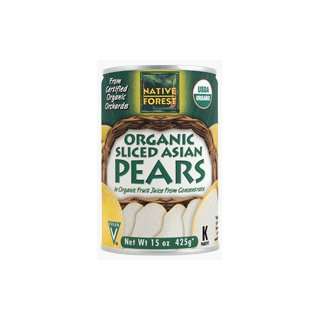 Native Forest Sliced Asian Pears 14 oz. (Pack of 18)  